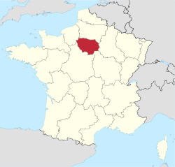 Carte de l'Île-de-France